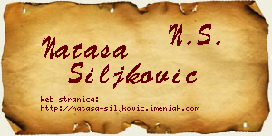 Nataša Šiljković vizit kartica